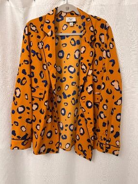 3.1 Phillip Lim Target Leopard Print Blazer Jacket L NWOT